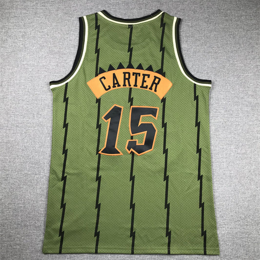 Toronto Raptors #15 CARTER Green Jersey MN