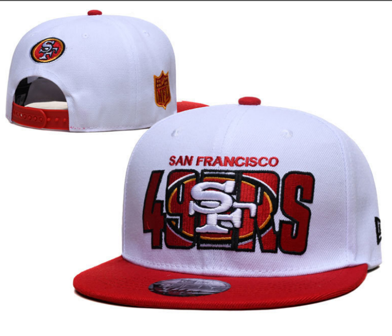 San Francisco 49ers White Snapback Cap