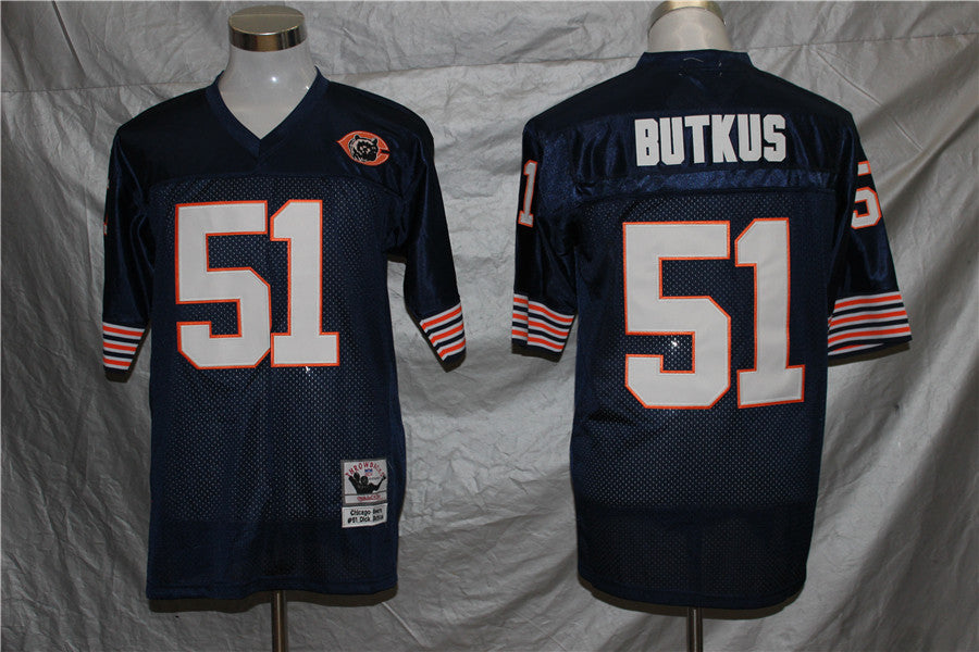 Chicago Bears Blue Vintage #51 BUTKUS Jersey