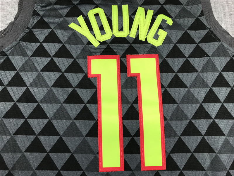 Atlanta Hawks Trae Young #11 City Edition Set ! Embroidered Jersey