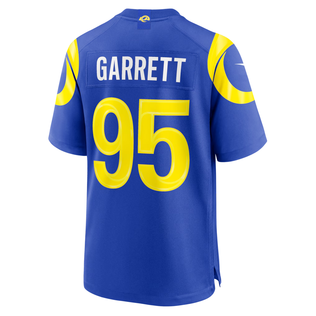 Men's Myles Garrett Royal Los Angeles Rams Team Game Jersey