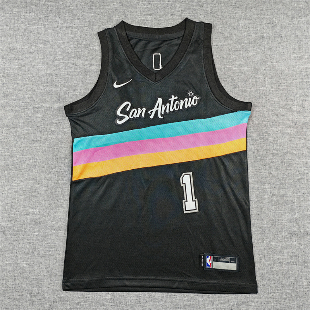 Youth Victor Wembanyama San Antonio Spurs #1 City Edition Swingman Jersey