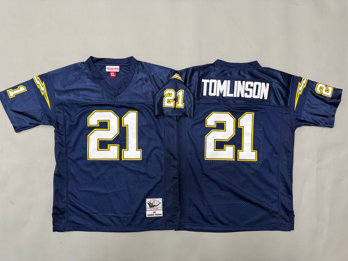 Youth LaDainian Tomlinson #21 Los Angeles Chargers Navy Vintage Throwback Jersey