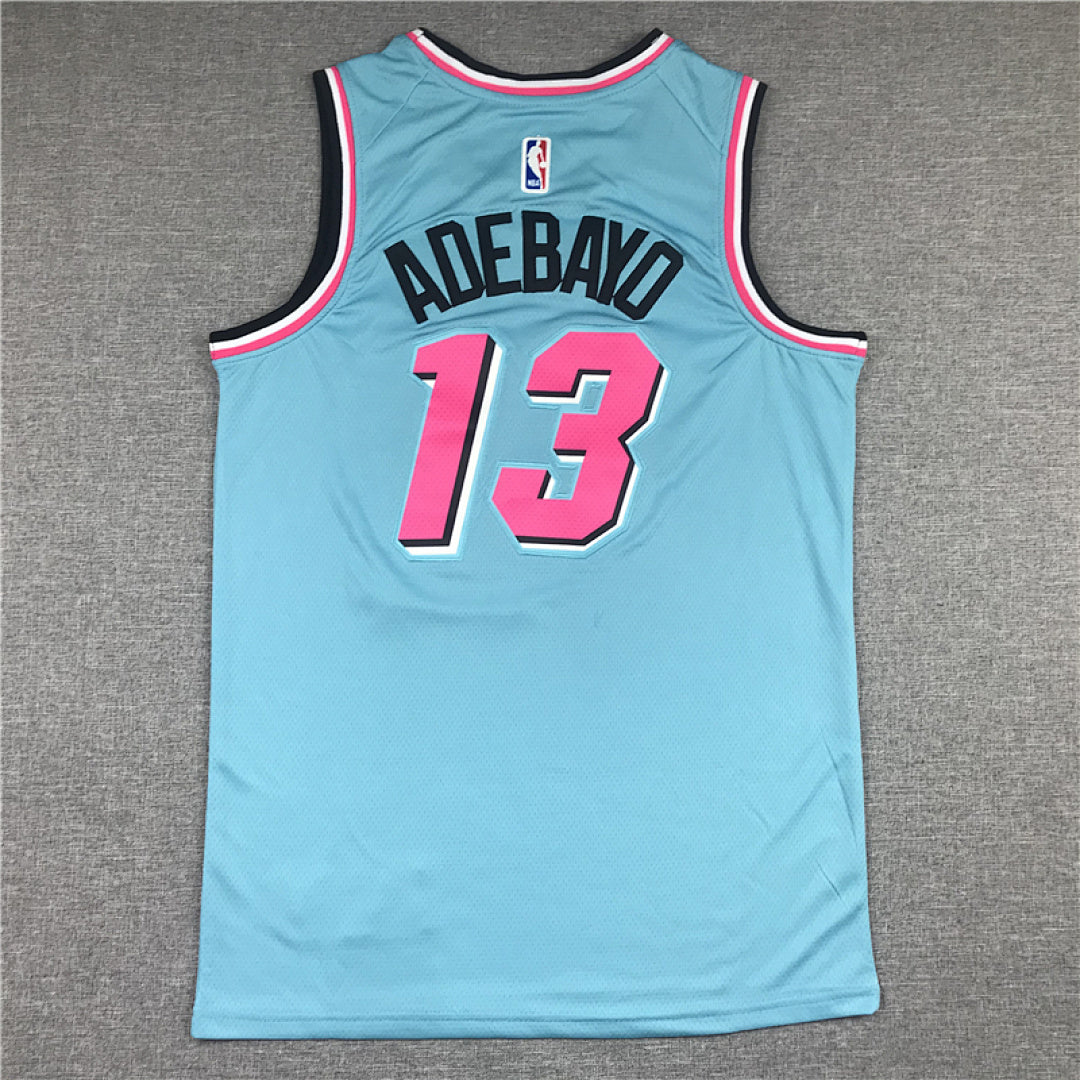 Bam Adebayo# 13 Miami Heat City Edition Swingman Embroidered Jersey