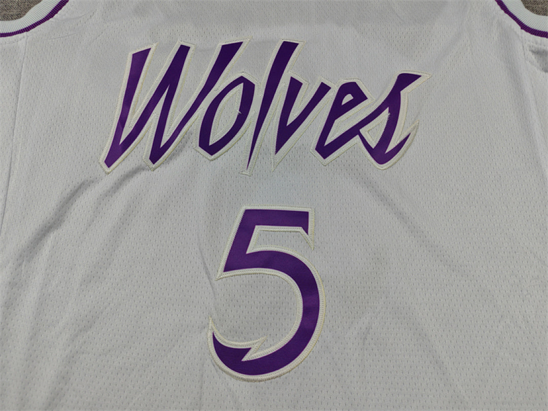 Anthony Edwards #5 Minnesota Timberwolves City Edition Swingman Embroidered Jersey