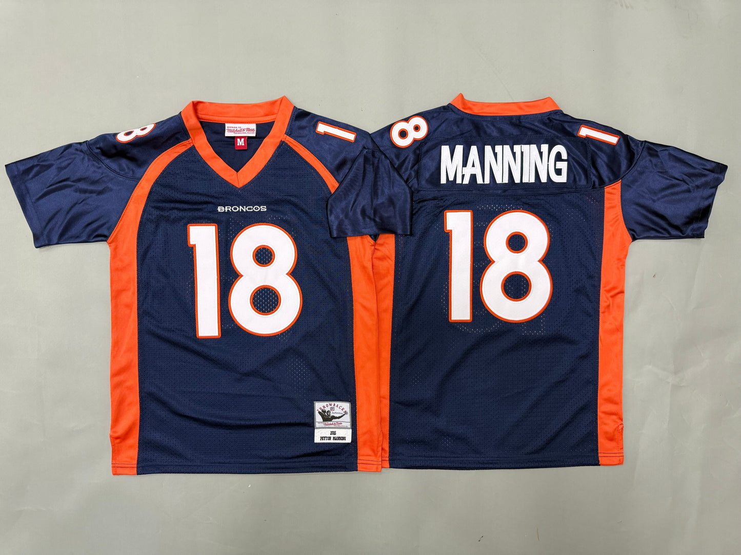 Youth Peyton Manning #18 Denver Broncos Vintage Throwback Jersey