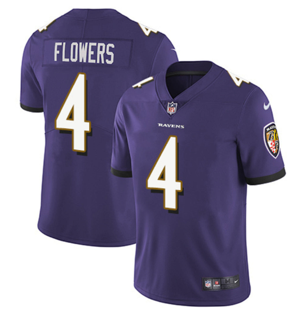 Zay Flowers #4 Baltimore Ravens Jersey