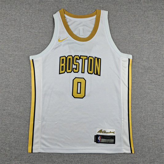 Youth Jayson Tatum Boston Celtics #0 Embroidered Jersey