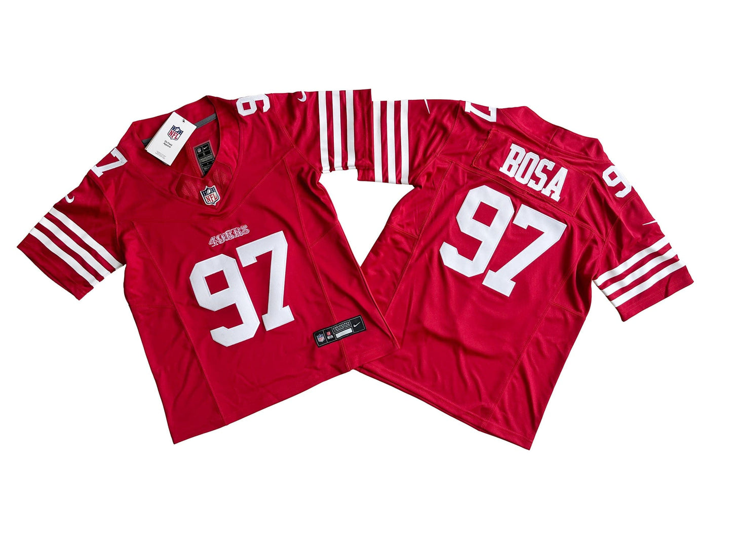 San Francisco 49ers 97# Nick Bosa Youth Vapor F.U.S.E. Limited Jersey