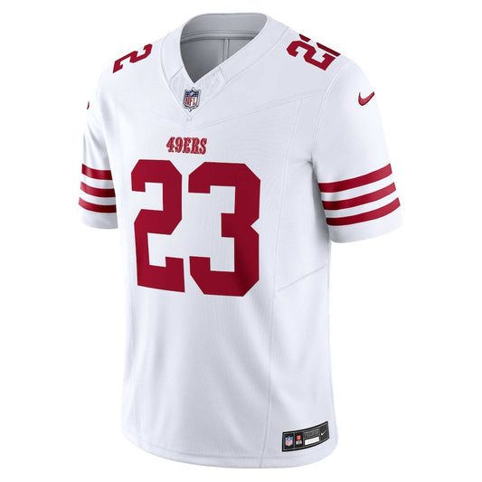 Christian McCaffrey San Francisco 49ers Vapor F.U.S.E. Limited Jersey - White