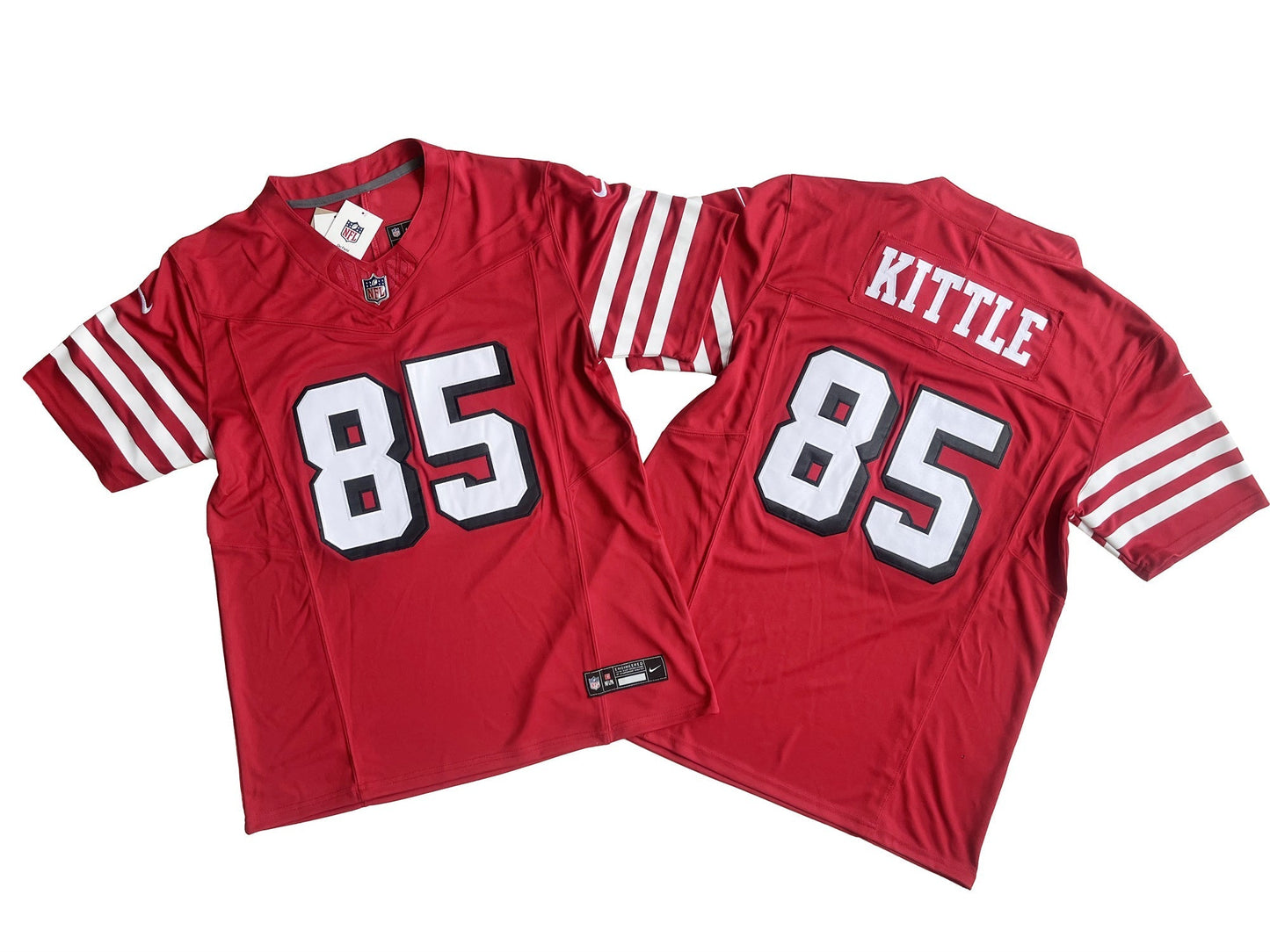 San Francisco 49ers 85# George Kittle Vapor F.U.S.E. Limited Jersey