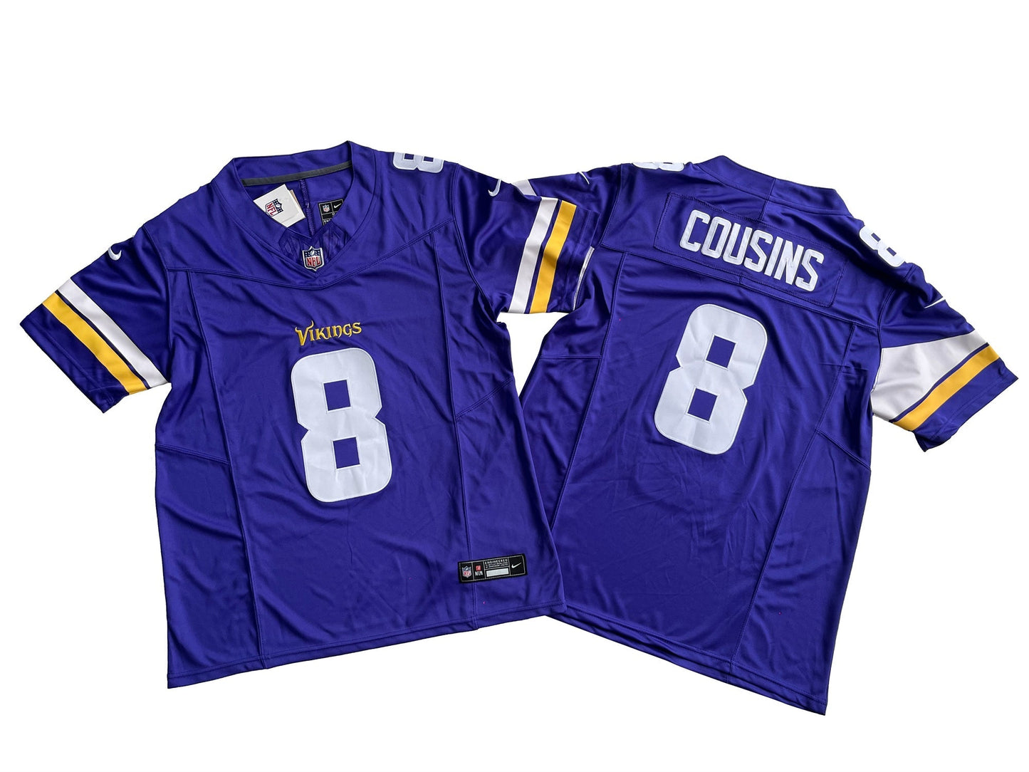 Minnesota Vikings 8# Kirk Cousins Vapor F.U.S.E. Limited Jersey