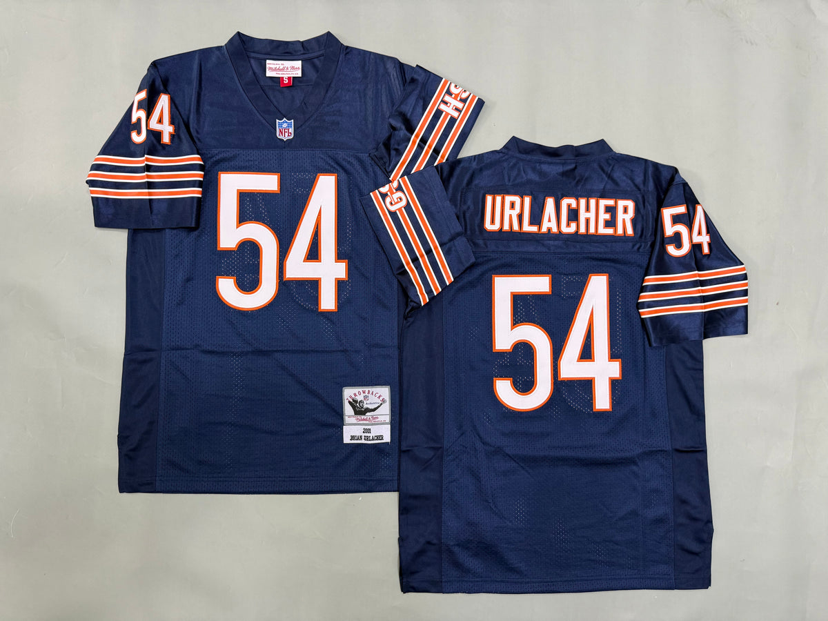 Mens Brian Urlacher #54 Chicago Bears 2001 Vintage Throwback Jersey
