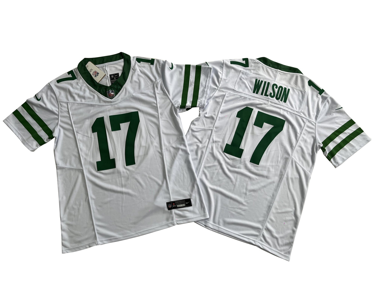 New York Jets 17# Garrett Wilson Vapor F.U.S.E. Limited Jersey