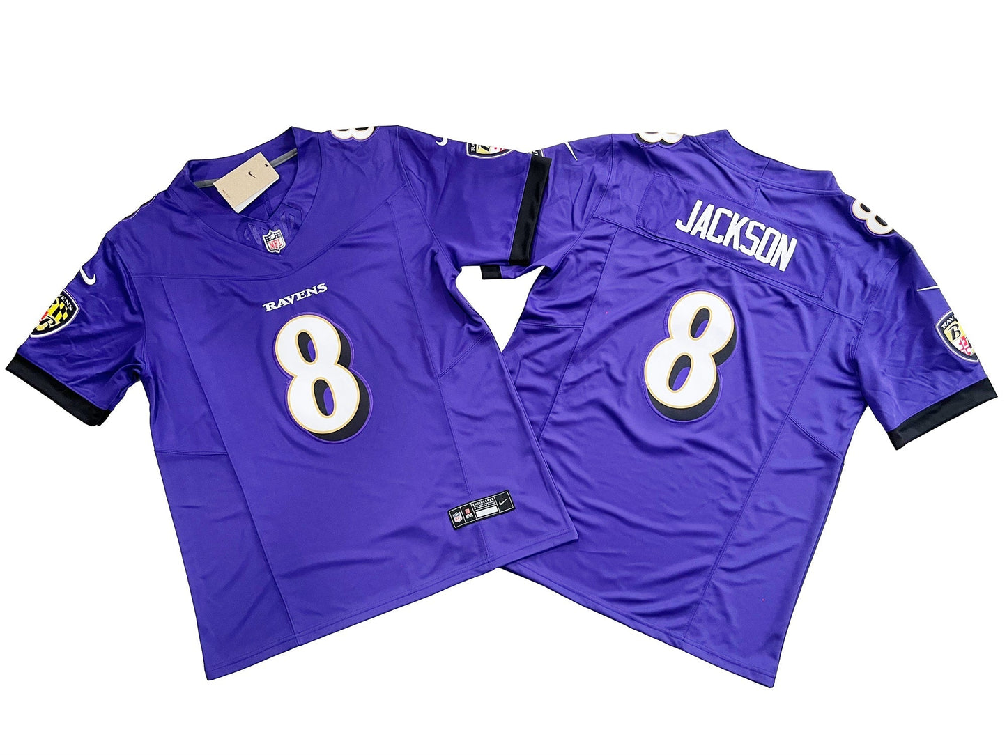 Baltimore Ravens 8# Lamar Jackson Vapor F.U.S.E. Limited Jersey