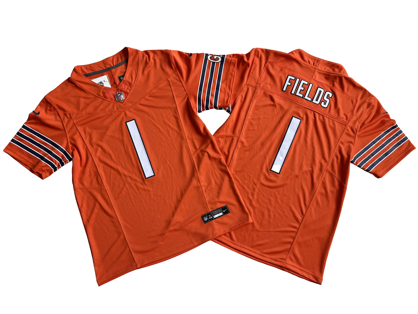 Chicago Bears 1# Justin Fields Vapor F.U.S.E. Limited Jersey