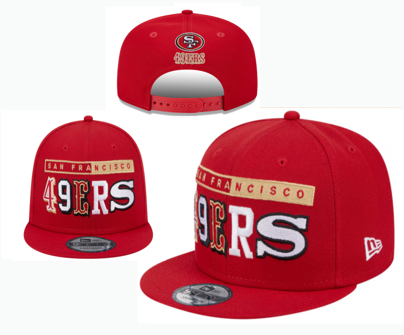 San Francisco 49ers Red Snapback Cap