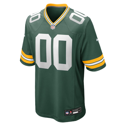 Custom Green Bay Packers Green Game Jersey