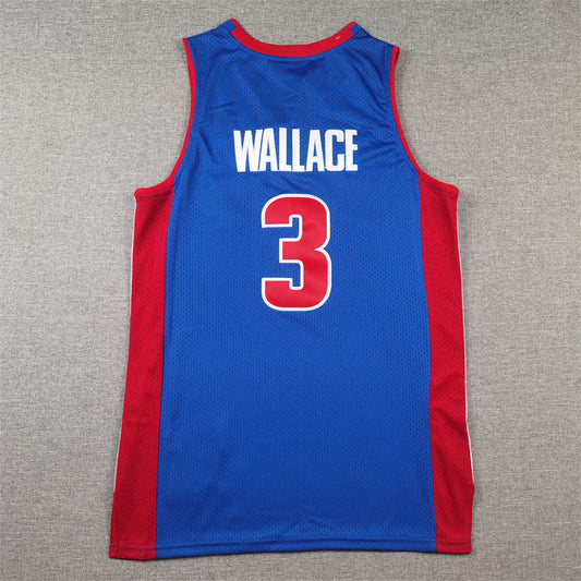 Detroit Pistons Ben Wallace #3 City Edition Swingman Jersey ! Embroidered