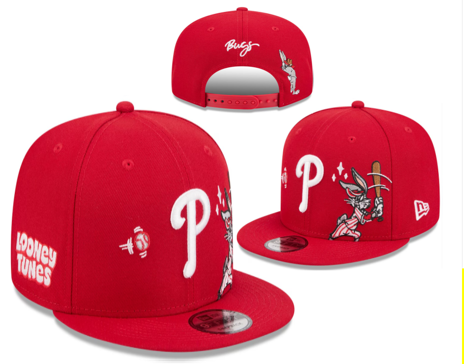Philadelphia Phillies Red Snapback Cap