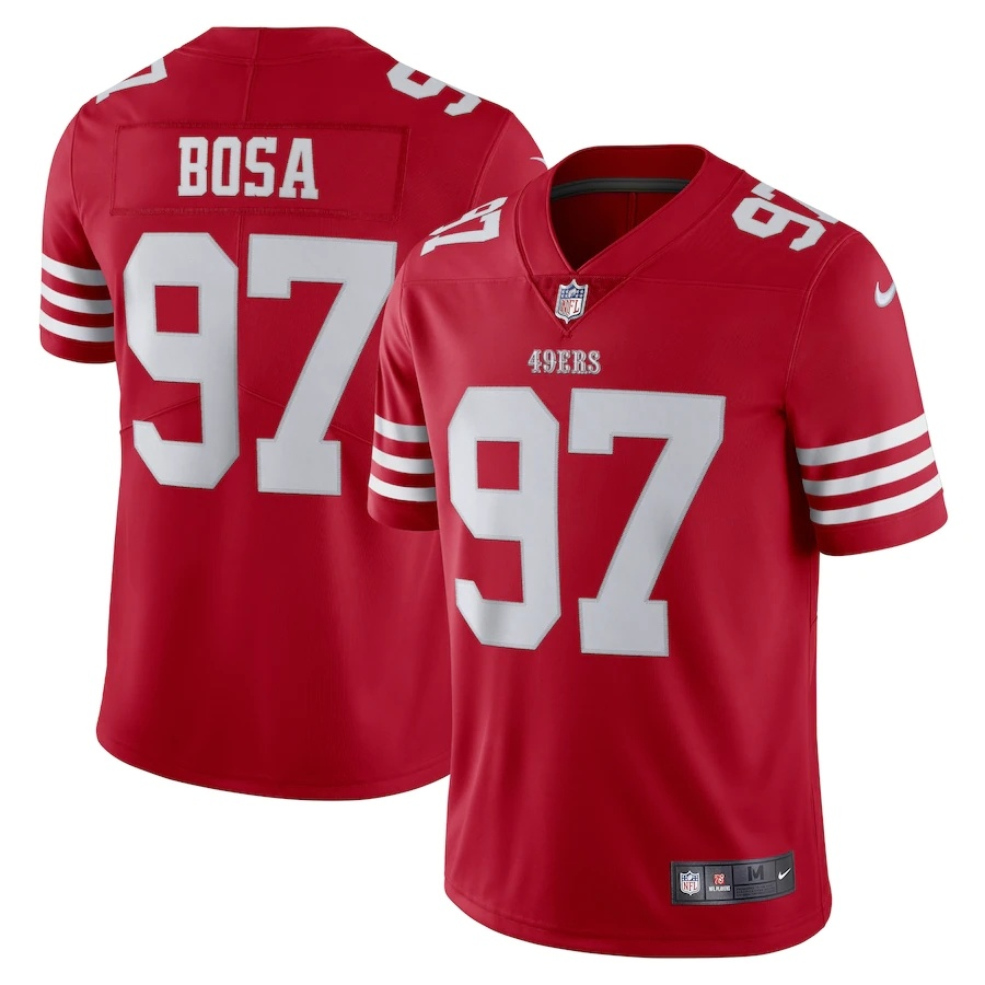 Nick Bosa #97 San Francisco 49ers red Jersey