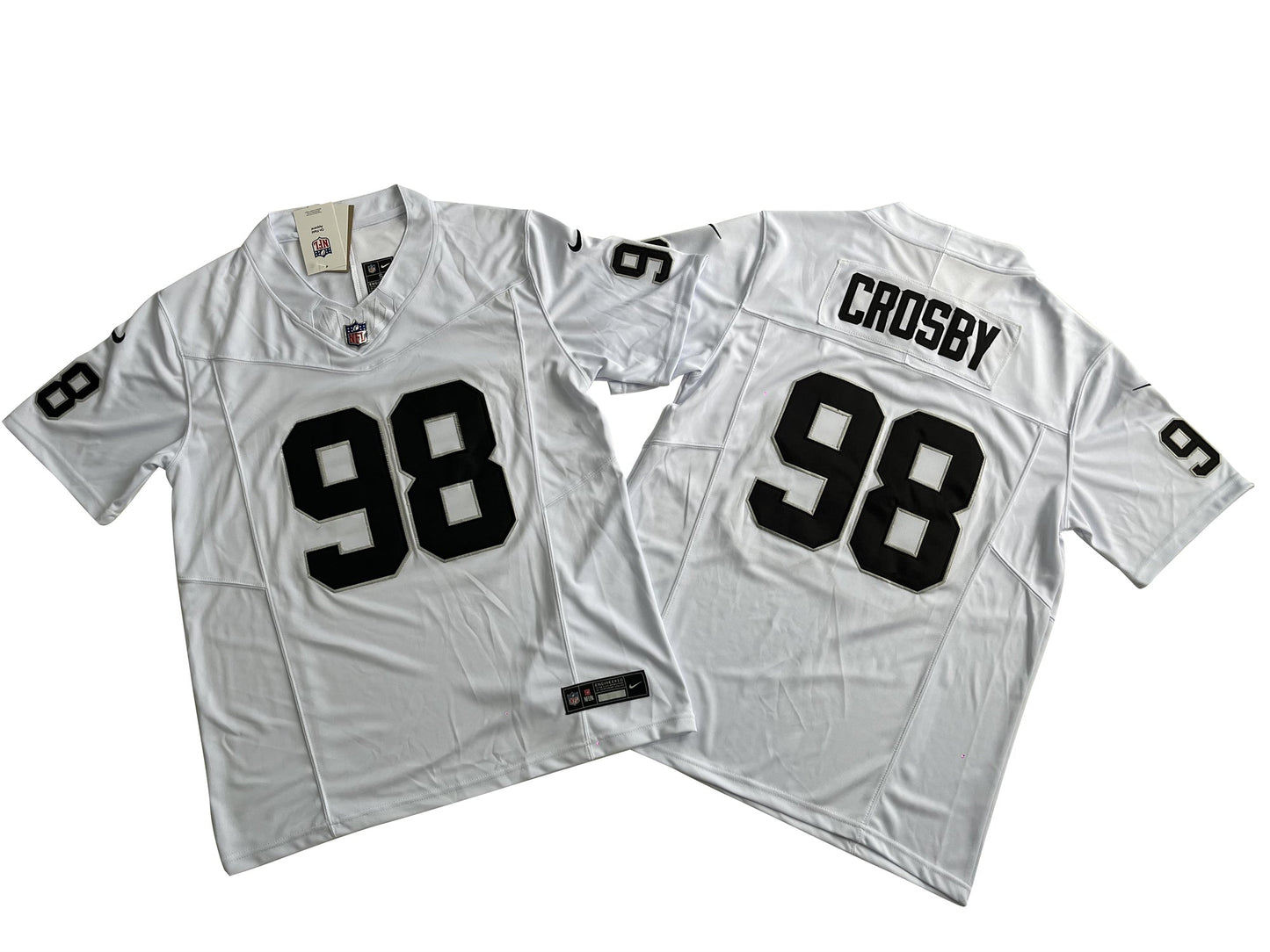 Las Vegas Raiders 98# Maxx Crosby Vapor F.U.S.E. Limited Jersey
