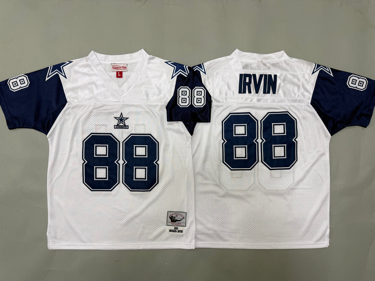 Youth Michael Irvin #88 Dallas Cowboys White Vintage Throwback Jersey