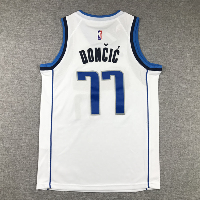 Youth Luka Don?i? Dallas Mavericks #77 Embroidered Jersey