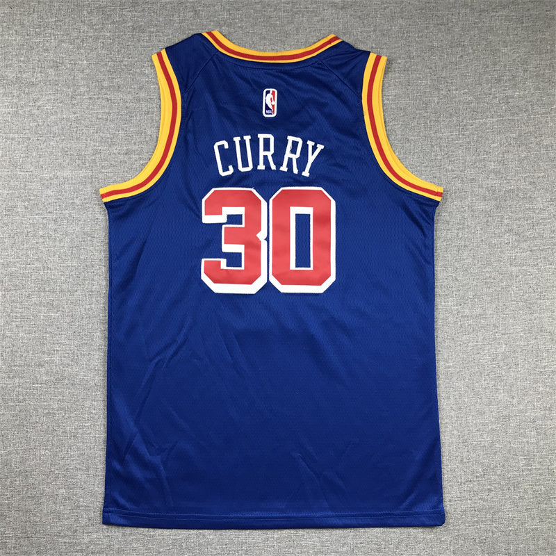 Youth Stephen Curry Golden State Warriors #30 Embroidered Jersey