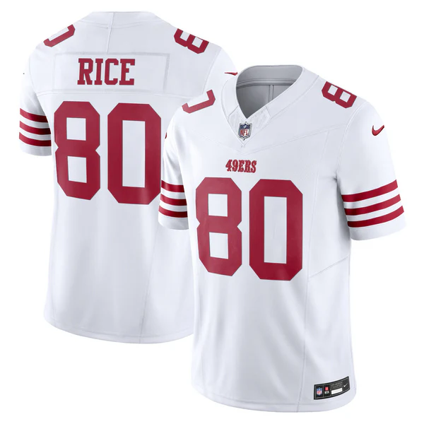Jerry Rice #80 San Francisco 49ers Vapor F.U.S.E. Limited White Jersey
