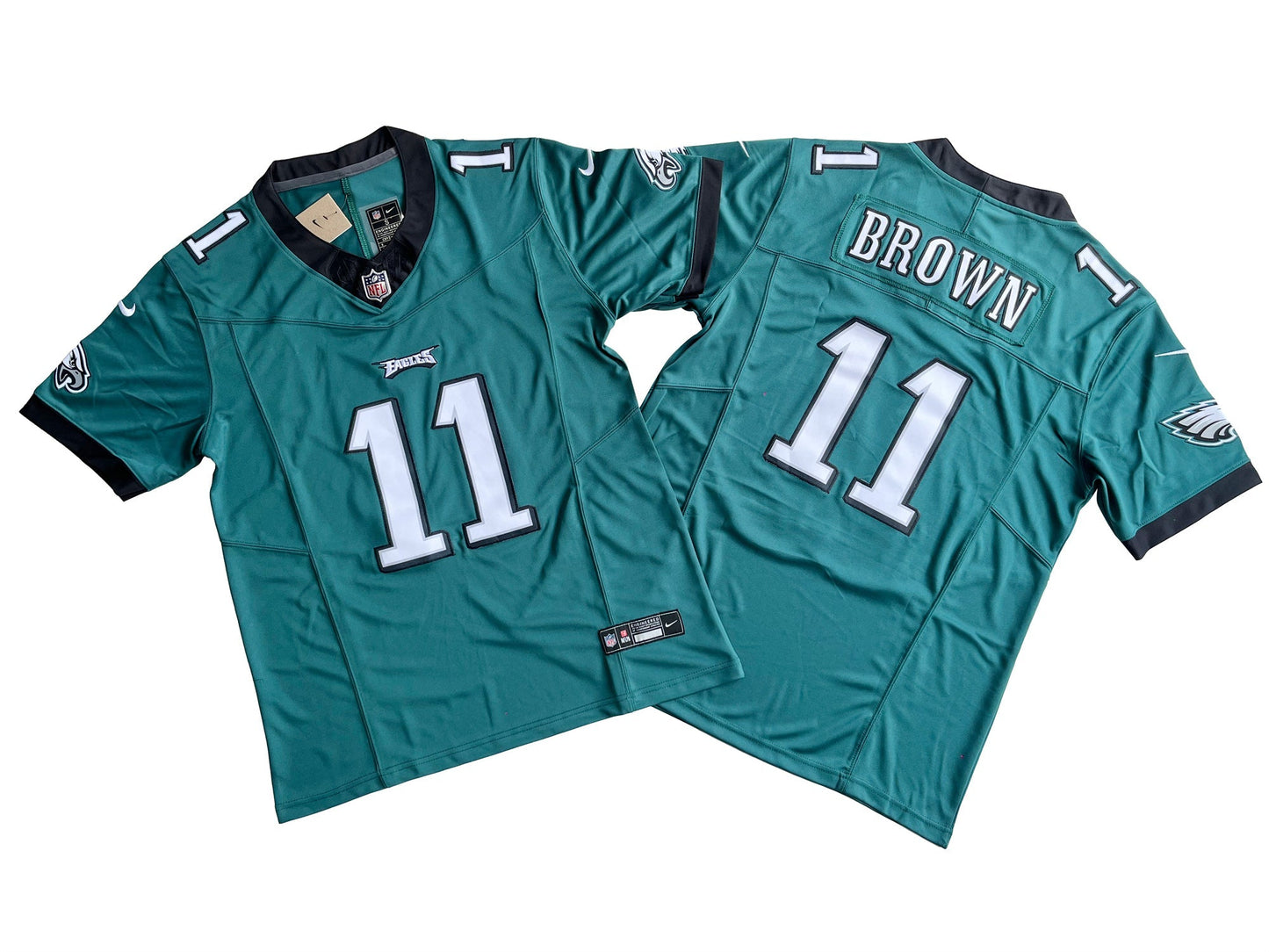 Philadelphia Eagles 11# A.J. Brown Vapor F.U.S.E. Limited Jersey