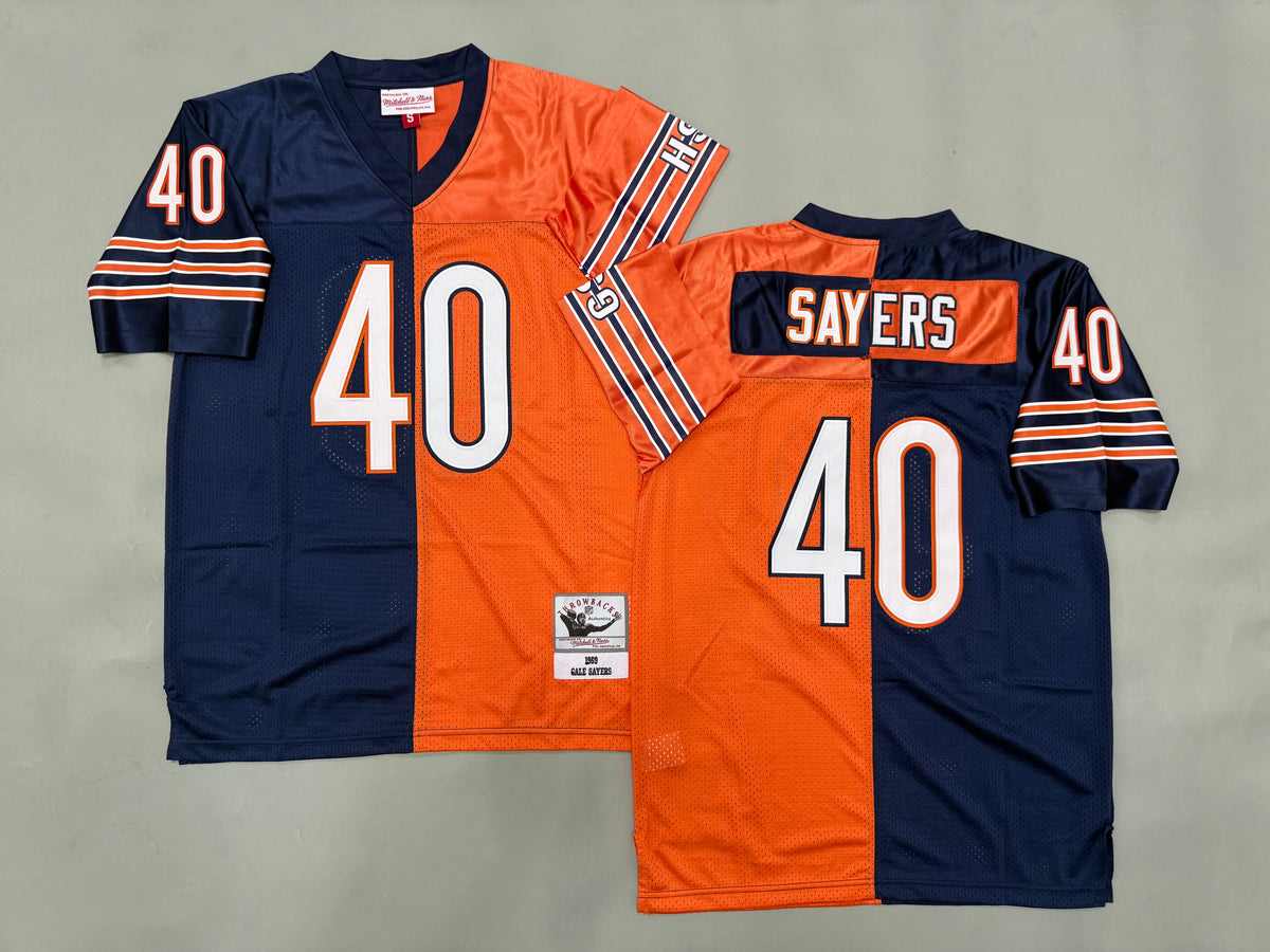 Mens Gale Sayers#40 Chicago Bears Vintage Throwback Jersey