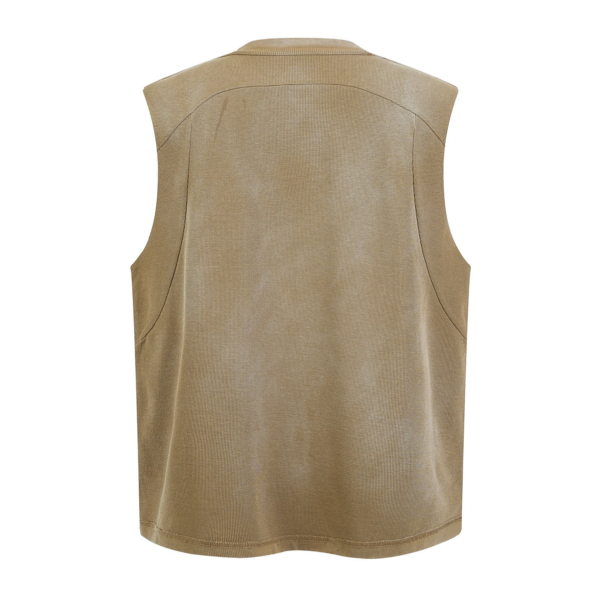 325GSM Sun Fade Waffle Material Muscle Tee