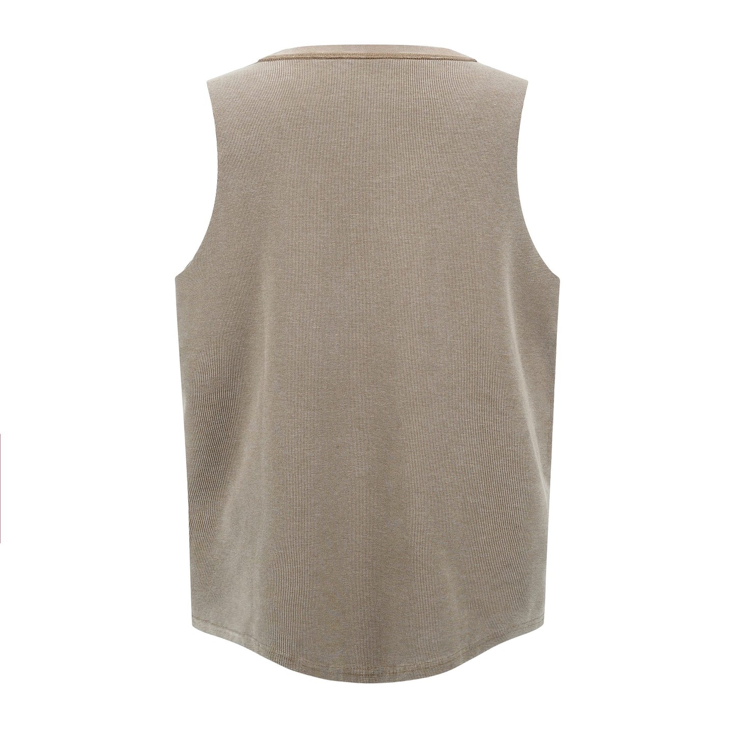 325GSM Washed Distressed Waffle Tee