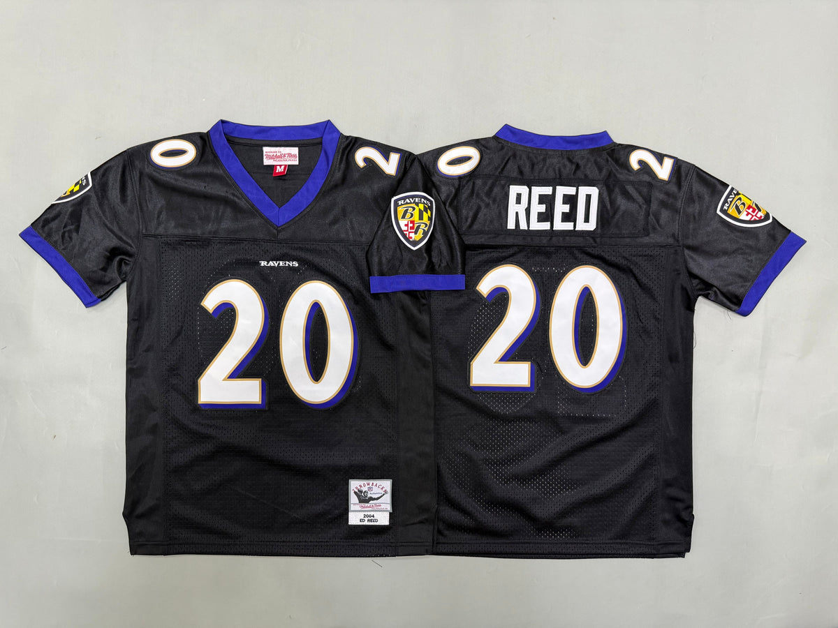Youth Ed Reed#20 Baltimore Ravens Vintage Throwback Jersey