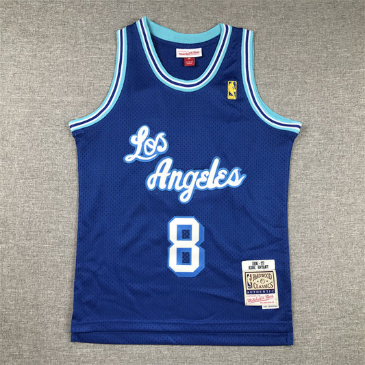 Youth Kobe Bryant Los Angeles Lakers #8 Embroidered Jersey