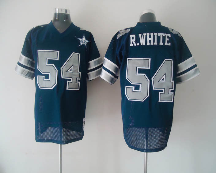 Dallas Cowboys Blue Vintage #54 R.WHITE Jersey