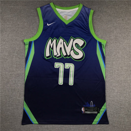Dallas Mavericks Luka Doncic #77 City Edition Swingman Set ! Embroidered
