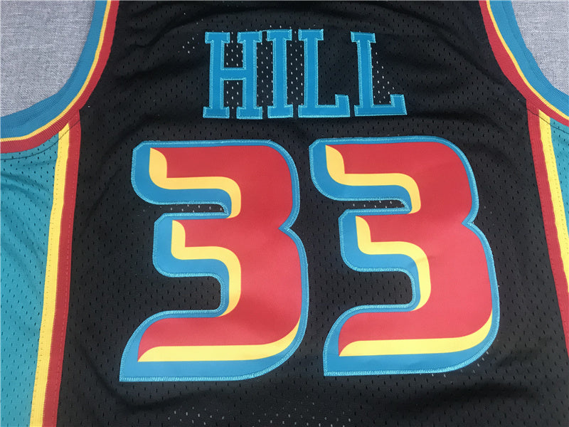 Detroit Pistons Grant Hill #33 1998-99 Throwback ! Embroidered