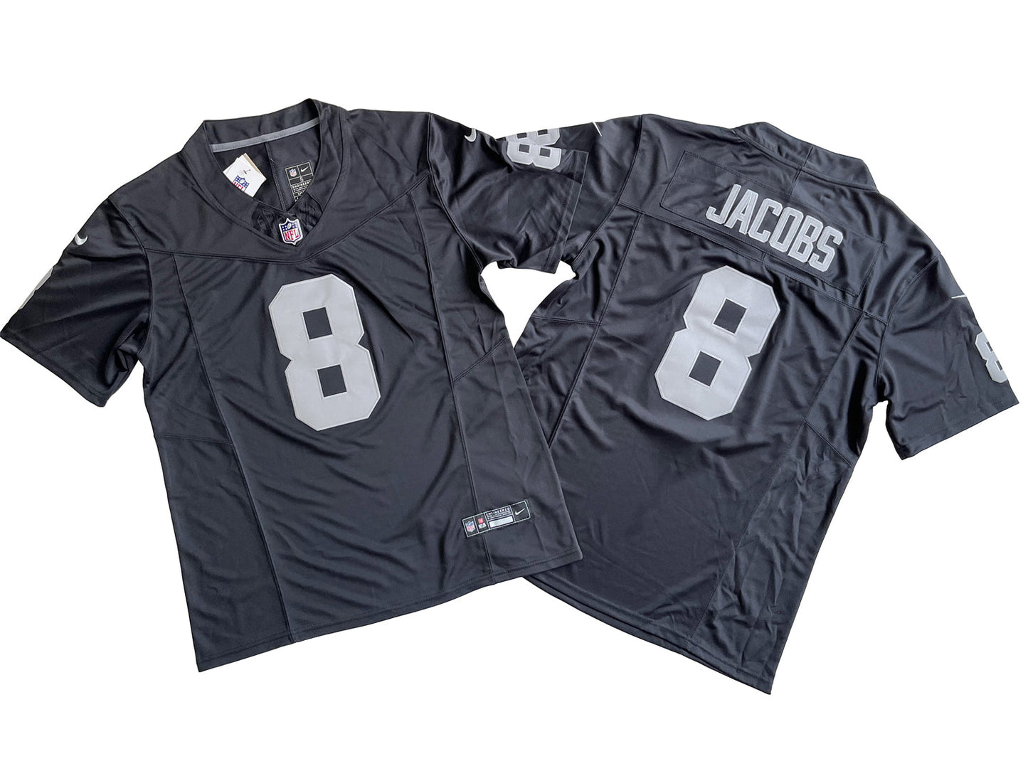 Las Vegas Raiders 8# Josh Jacobs Vapor F.U.S.E. Limited Jersey