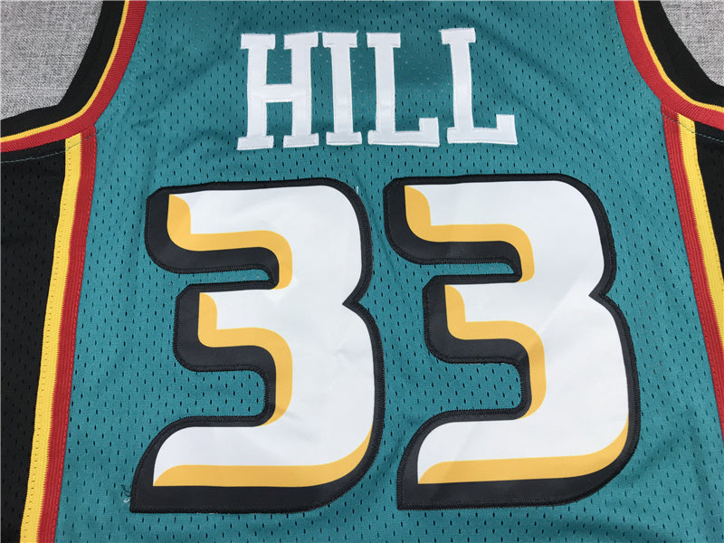 Detroit Pistons Grant Hill #33 1998-99 Throwback ! Embroidered