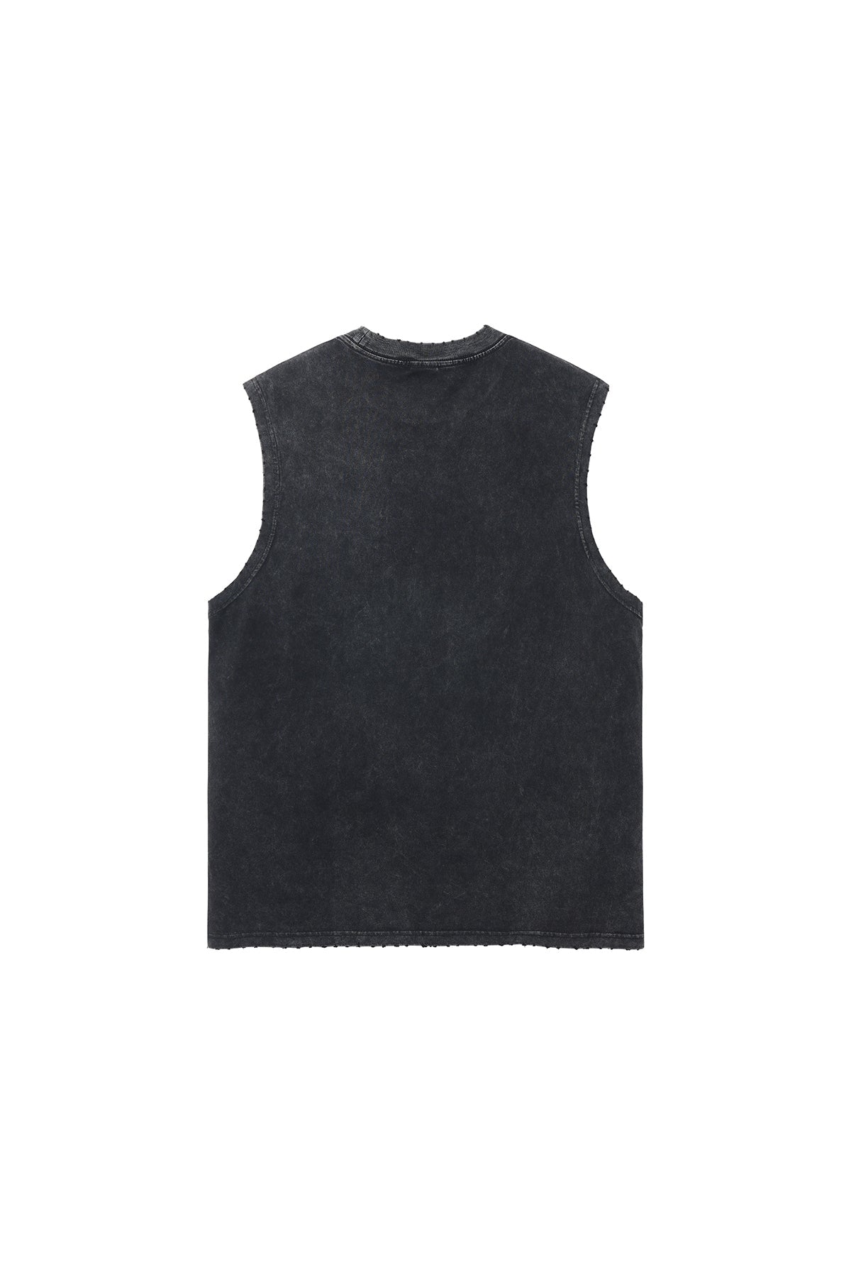 275GSM Distressed Washed Muscle Tee