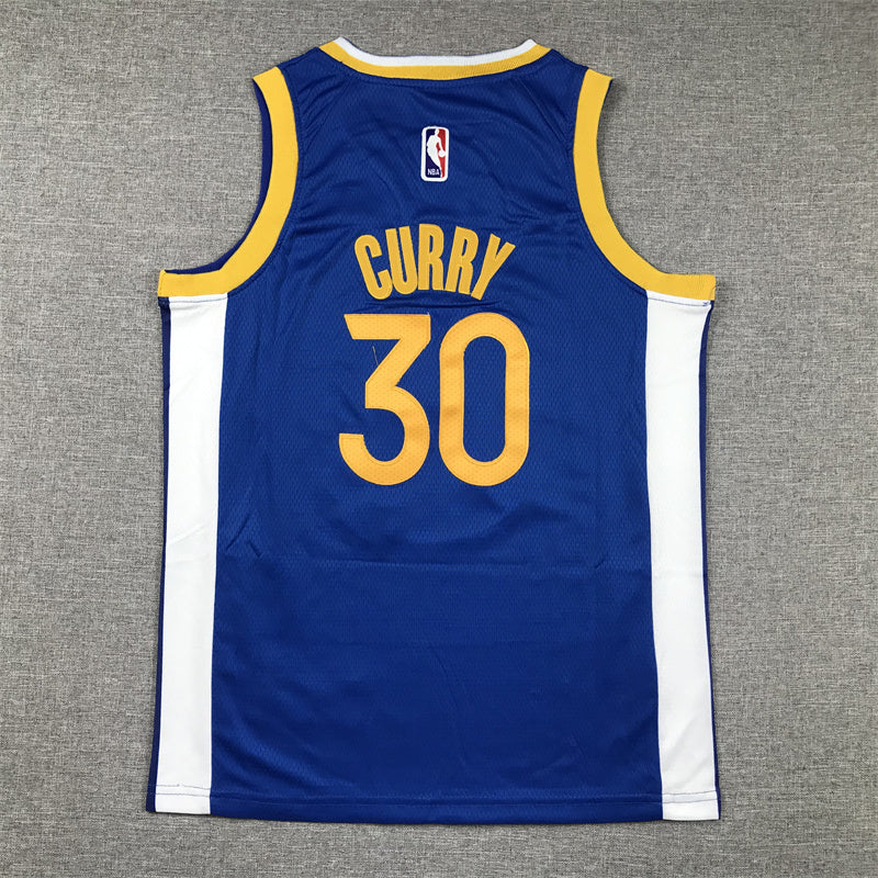 Youth Stephen Curry Golden State Warriors #30 Embroidered Jersey