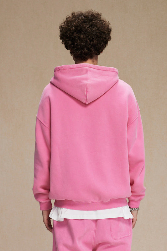 360GSM Washed Fleece Zipper Jacket
