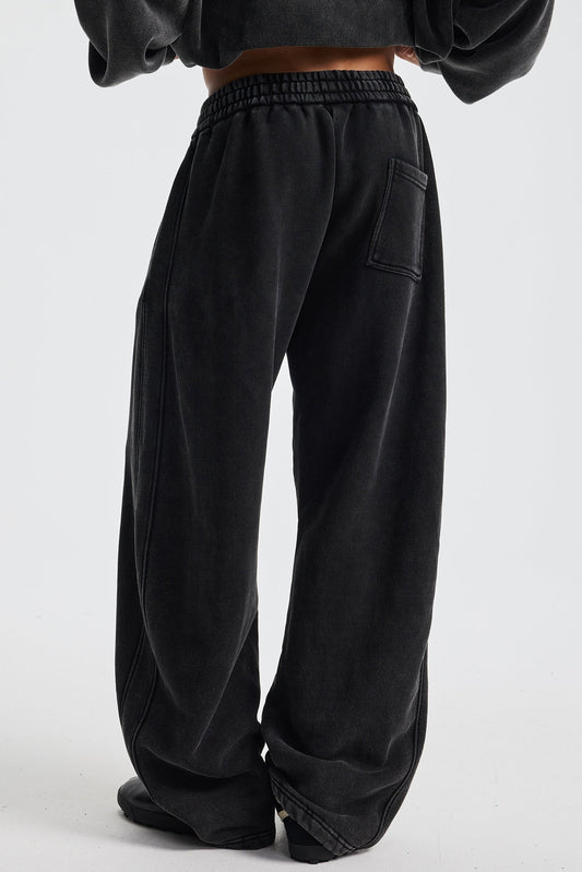 370GSM Fleece Pigment Dyed Sweatpants