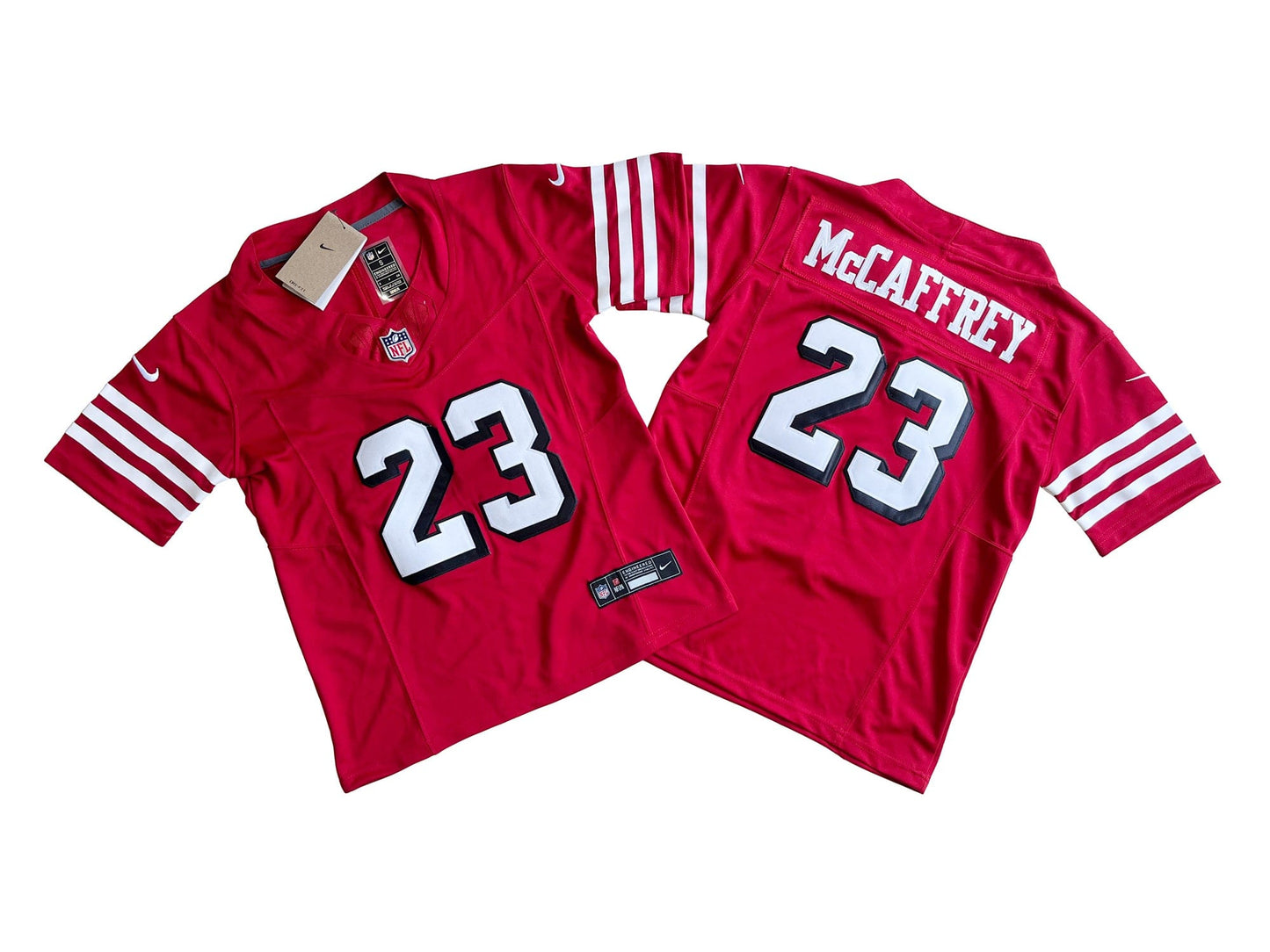 San Francisco 49ers 23# Christian McCaffrey Youth Vapor F.U.S.E. Limited Jersey
