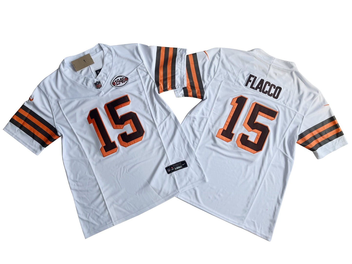 Cleveland Browns 15# Joe Flacco Vapor F.U.S.E. Limited Jersey