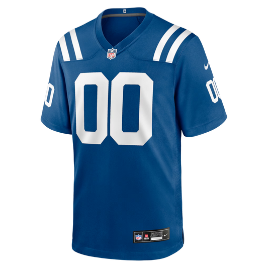 Custom Indianapolis Colts Royal Game Jersey
