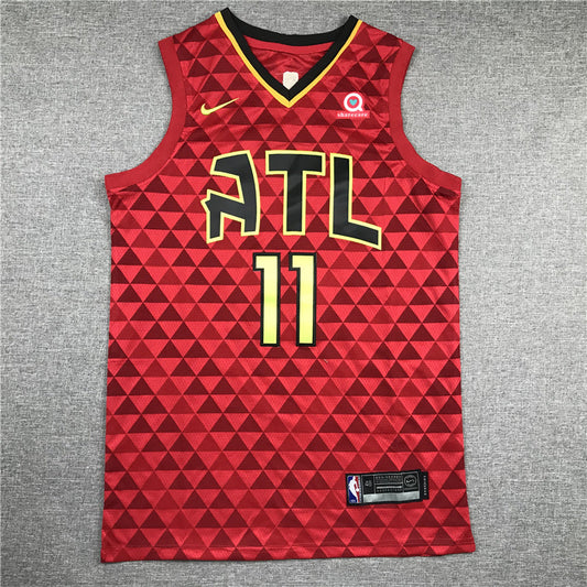 Atlanta Hawks Trae Young #11 City Edition Set ! Embroidered Jersey