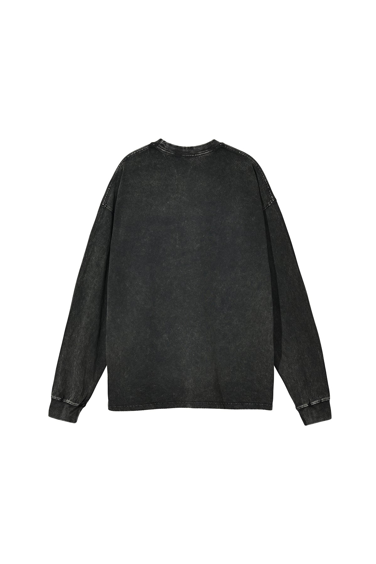 250GSM Vintage Washed Long Sleeve Crew